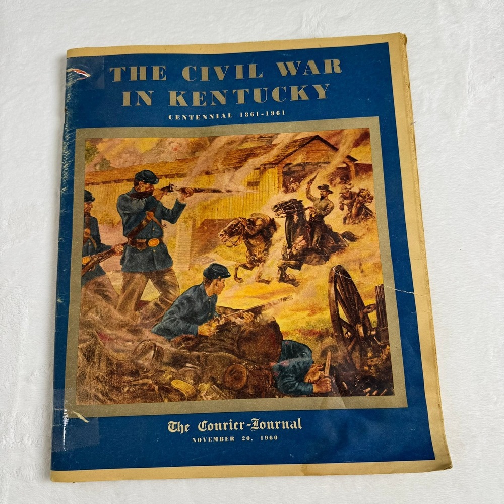 1960 Courier-Journal The Civil War in Kentucky Centennial Magazine Pepsi Ad